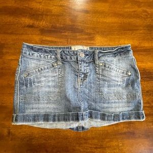 Jean Mini Skirt